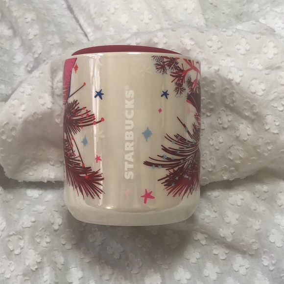 Starbucks 2023 Holiday Pink Rose Mug - Picture 2 of 11
